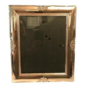 Silver Plate Photo Frame 8x11 With Ornate Detailing